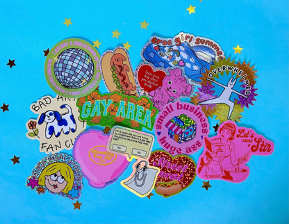 Abortion Bans Are So Yesterday Glitter Sticker