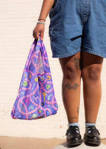 Bead Soup Folding Shopper Tote