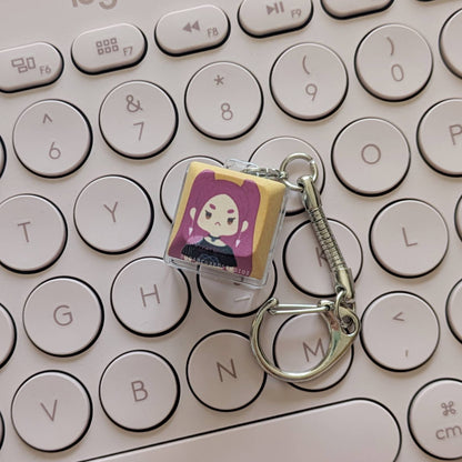 M Girly Pop Hunters - Fidget Keycap Keychain