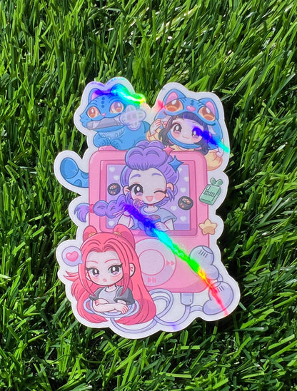 Hunter Kpop Group Sticker