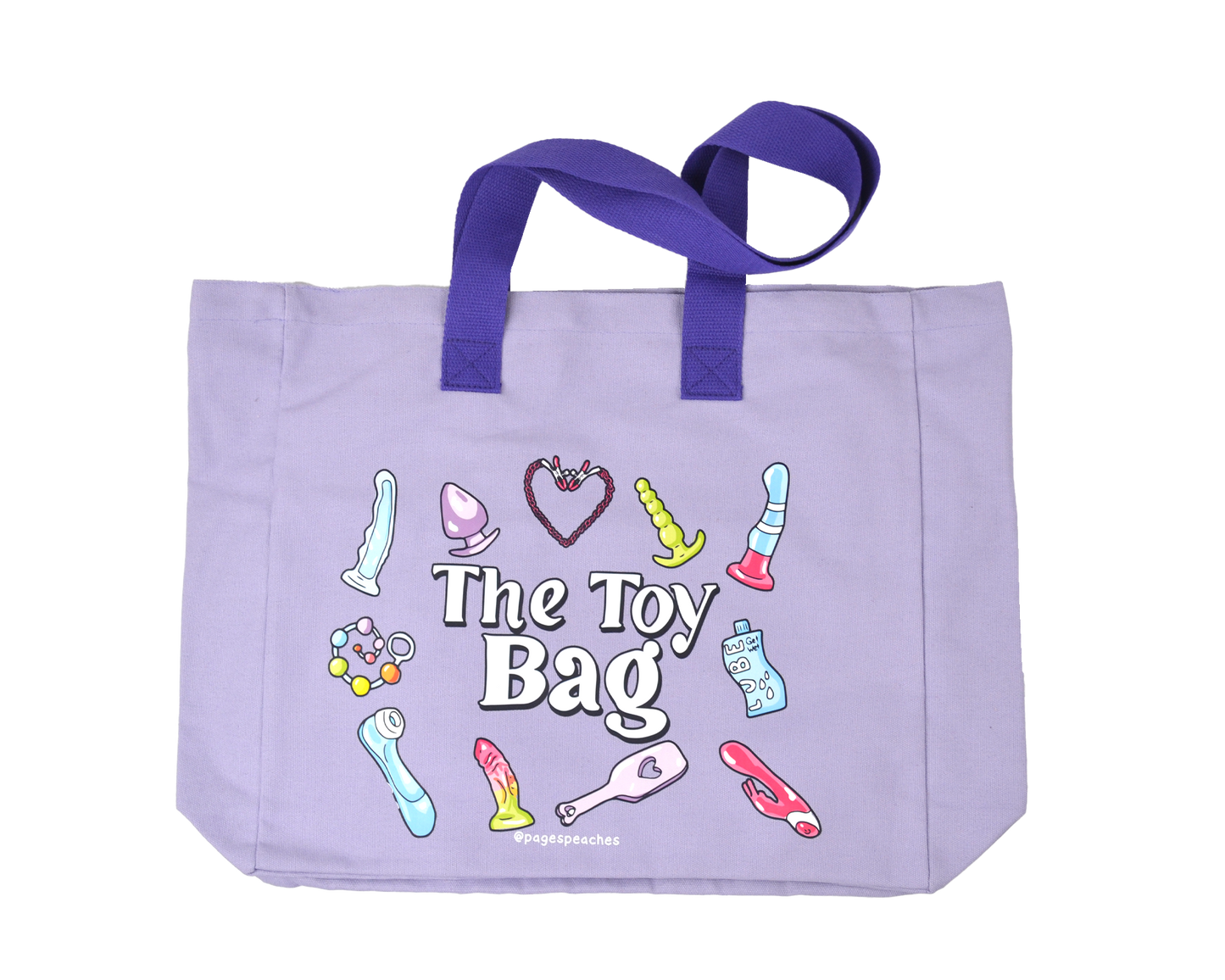 The Toy Bag Tote Bag With Laptop And Water Bottle Pocket