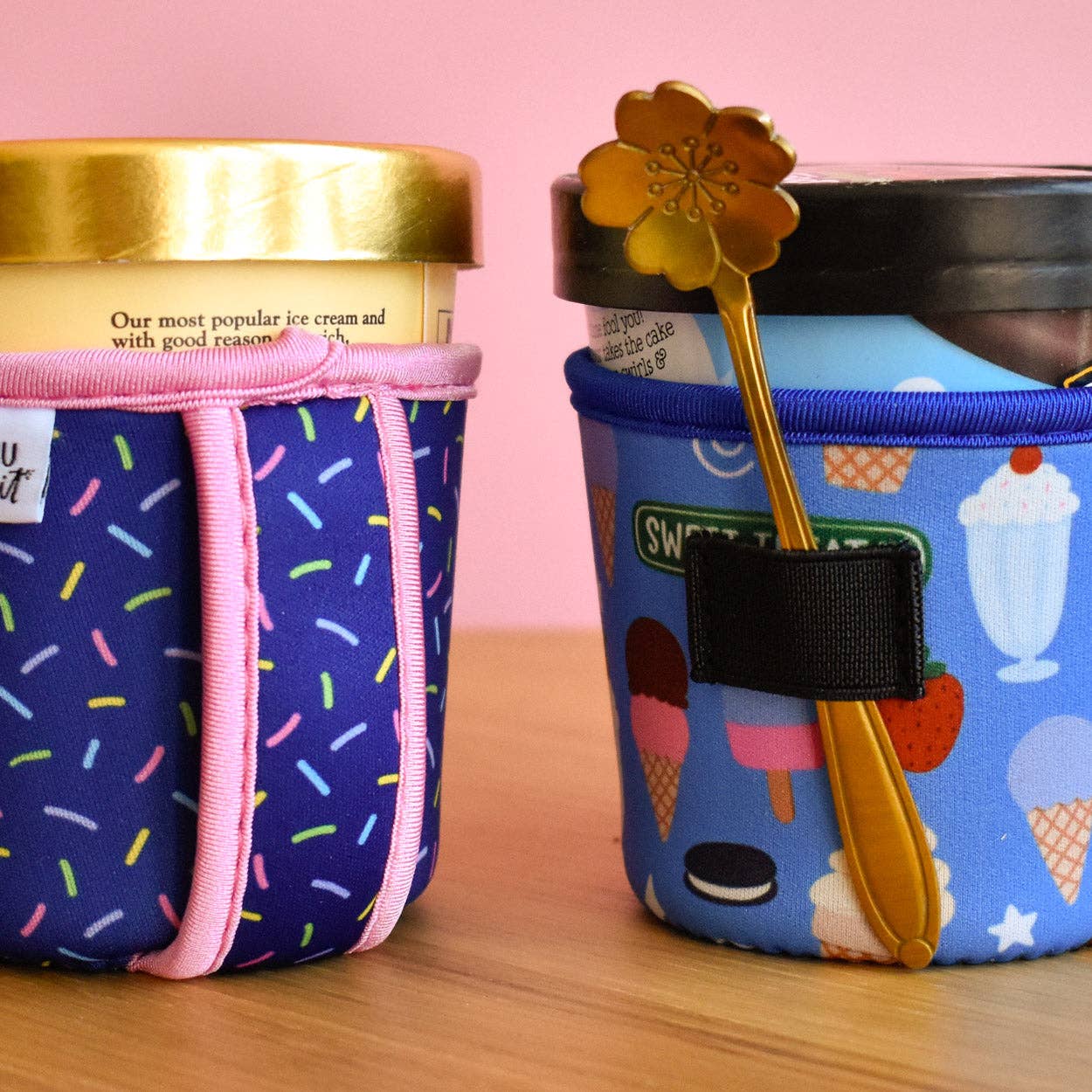 Sweet Treat Street Ice Cream Sleeve | Pint Cozy