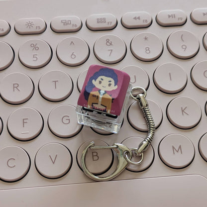R Girly Pop Hunters - Fidget Keycap Keychain