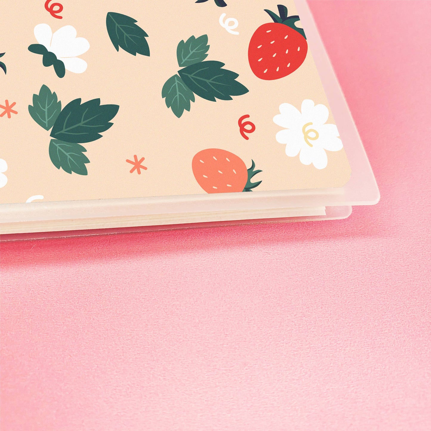 Strawberry Blossoms Reusable Sticker Book