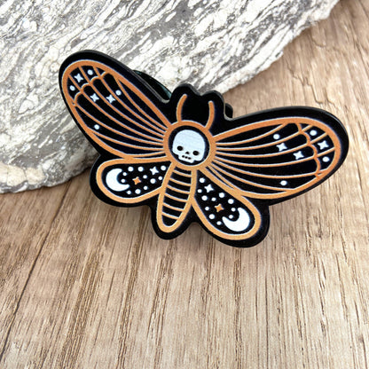 Butterfly Skull Hair Clip Halloween