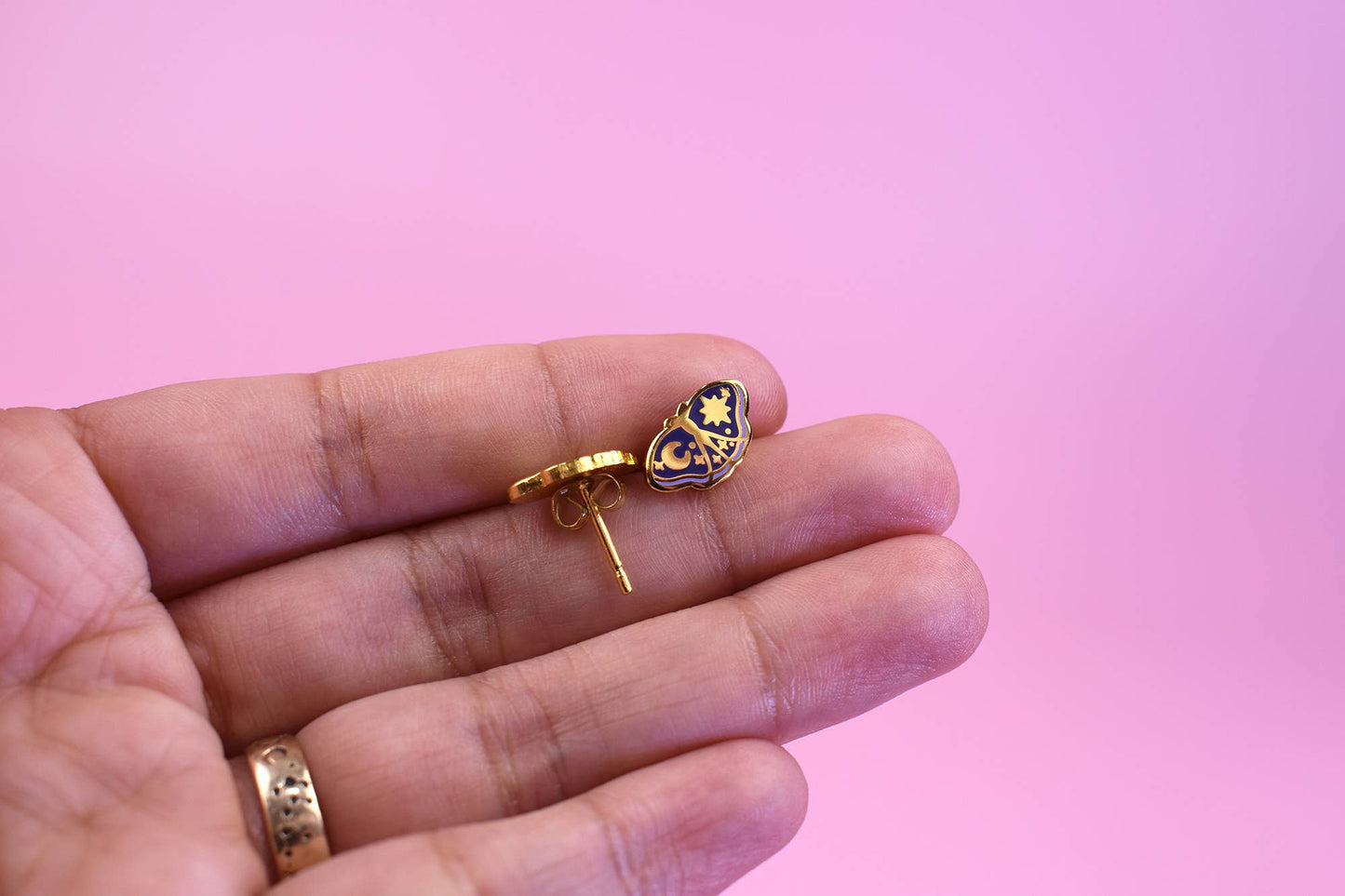 Whimsical Moths Earrings