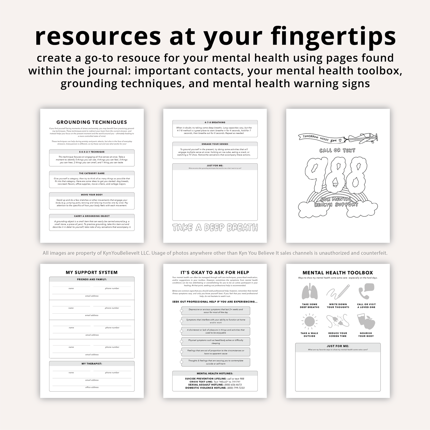 Silly Little Mental Health Journal