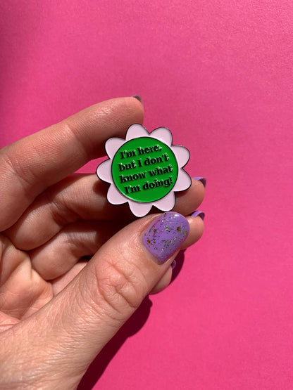 IDK Enamel Pin