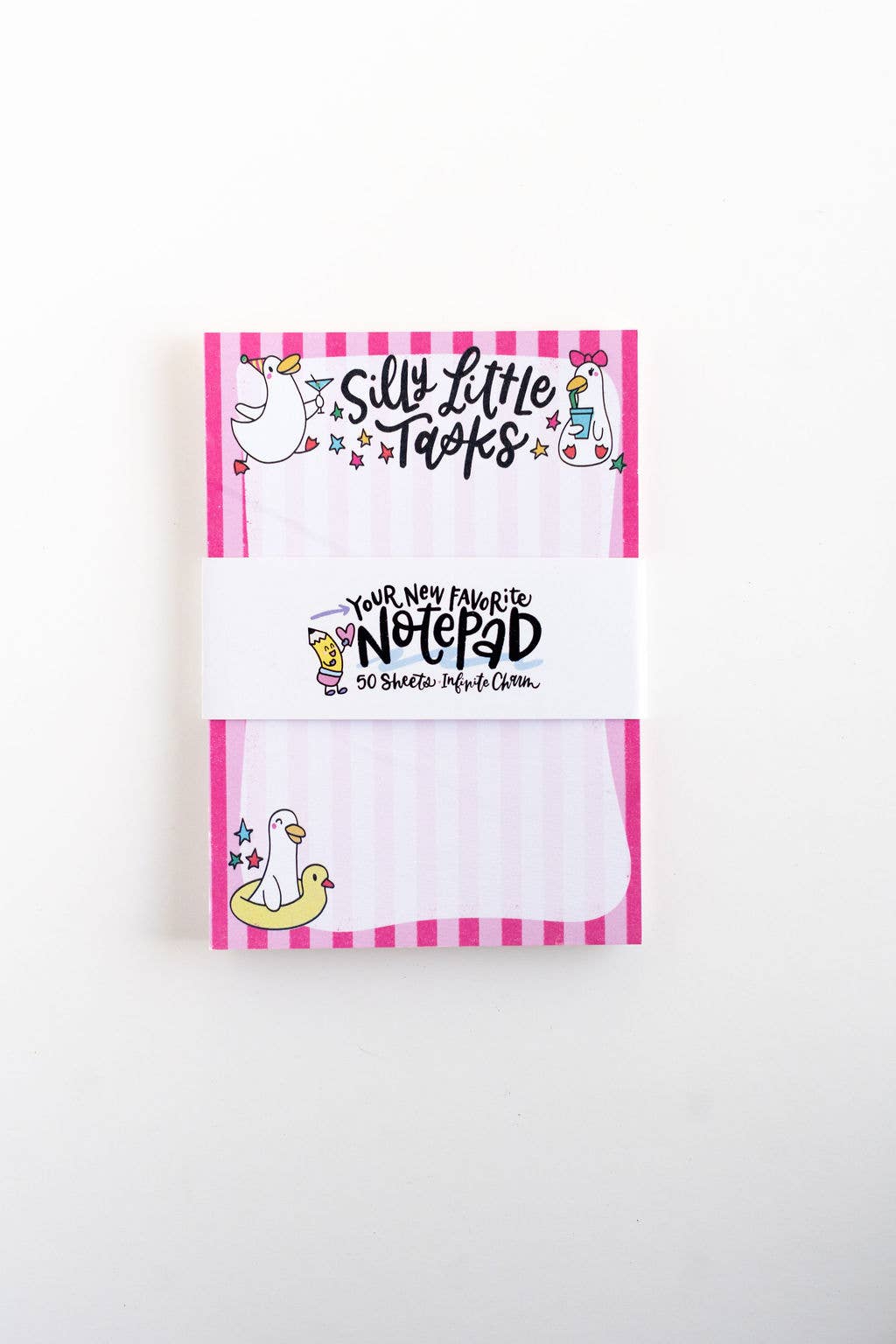 Silly Little Tasks Notepad – Cute Duck To-Do List Stationery