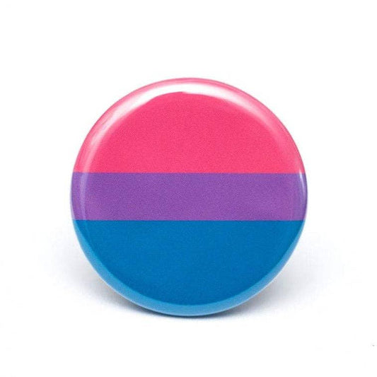 Bisexual pride flag LGBTQ+ pin / button
