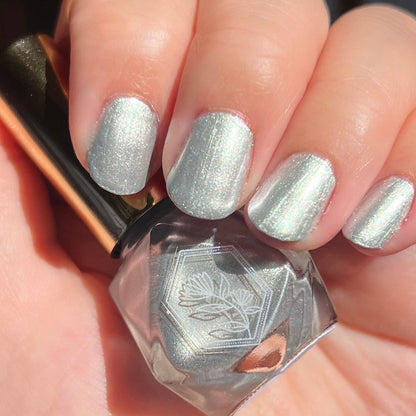 Meteorite - Mirror Silver Glowing Star- Nail Polish