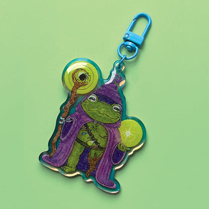 Old Wizard Frog Keychain